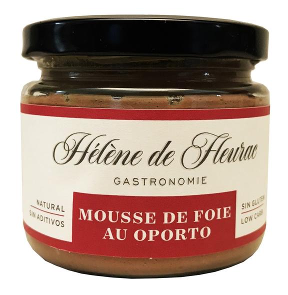Pastelería Francesa Hirondelle - Mousse de Foie 180g - Al Oporto -  - Receta tradicional francesa y de elaboración artesanal. El mousse de foie es ideal como acompañamiento en un aperitivo o para un regalo gourmet. Versión al oporto. Producto artesanal hecho por Chef Hélène de Fleurac